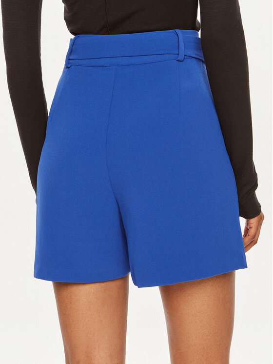Morgan Morgan Pantaloncini di tessuto 241-SHARON Blu Loose Fit