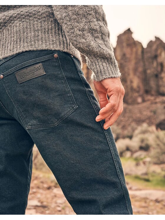 Wrangler Wrangler Jeansy RIVER Szary Straight Fit