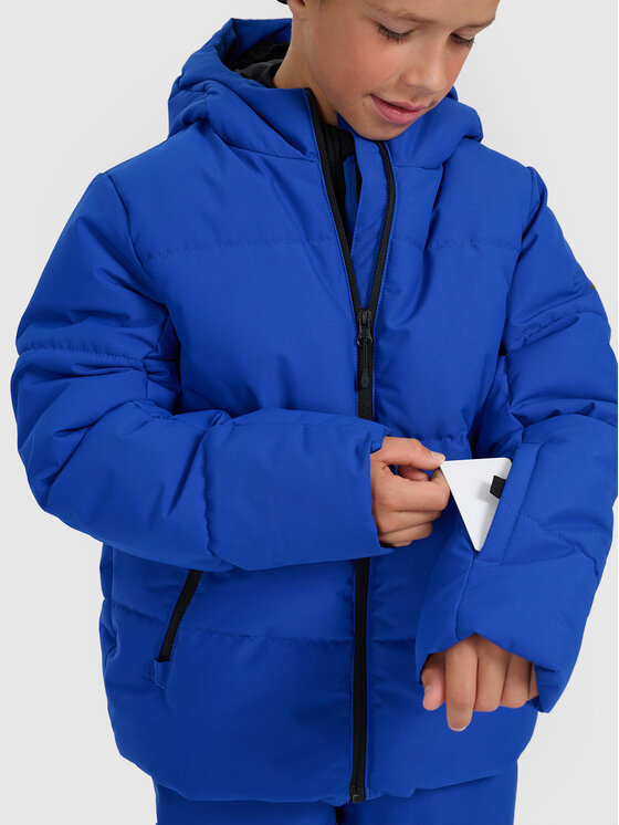 4F 4F Kurtka narciarska BASIC SKI Niebieski Regular Fit