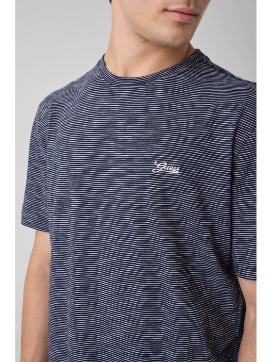 Guess Guess T-Shirt 183148 Niebieski Classic Fit