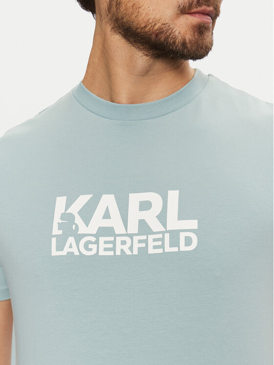 KARL LAGERFELD KARL LAGERFELD Футболка 755087 551235 Блакитний Regular Fit