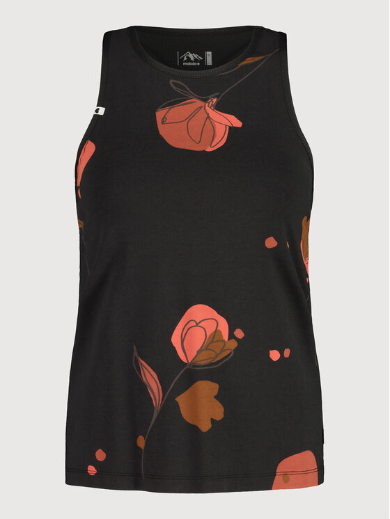 Maloja Maloja Marškinėliai CivellaM. 35134-1-8749 Juoda Slim Fit