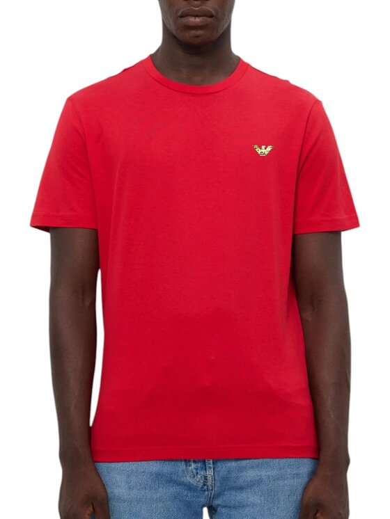 EMPORIO ARMANI SWIMWEAR EMPORIO ARMANI SWIMWEAR T-shirt Emporio Armani - shirt - drago Rosso Regular Fit