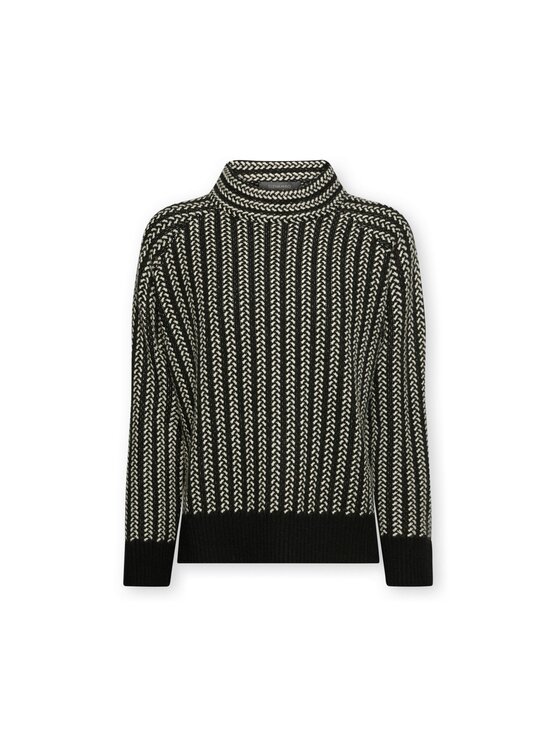 Elena Mirò Elena Mirò Sweter M044Z000806N0A1 Czarny Regular Fit