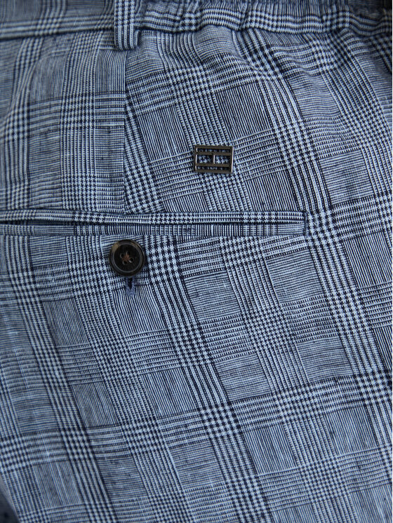 Tommy Hilfiger Tommy Hilfiger Spodnie materiałowe Smart MW0MW42715 Granatowy Regular Fit