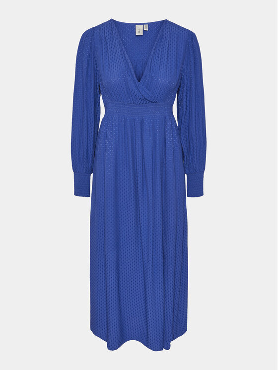 YAS YAS Φόρεμα καλοκαιρινό Drea 26027889 Μπλε Regular Fit