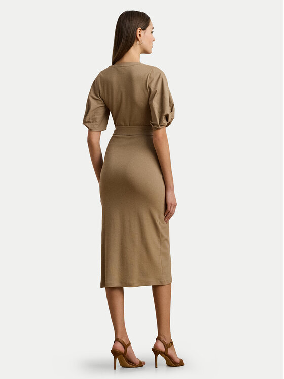 LAUREN RALPH LAUREN LAUREN RALPH LAUREN Rochie de zi 250964070002 Bej Slim Fit
