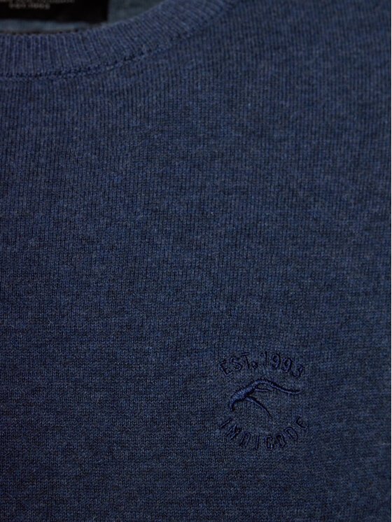 INDICODE INDICODE Sweater Wildman 35-697 Sötétkék Regular Fit