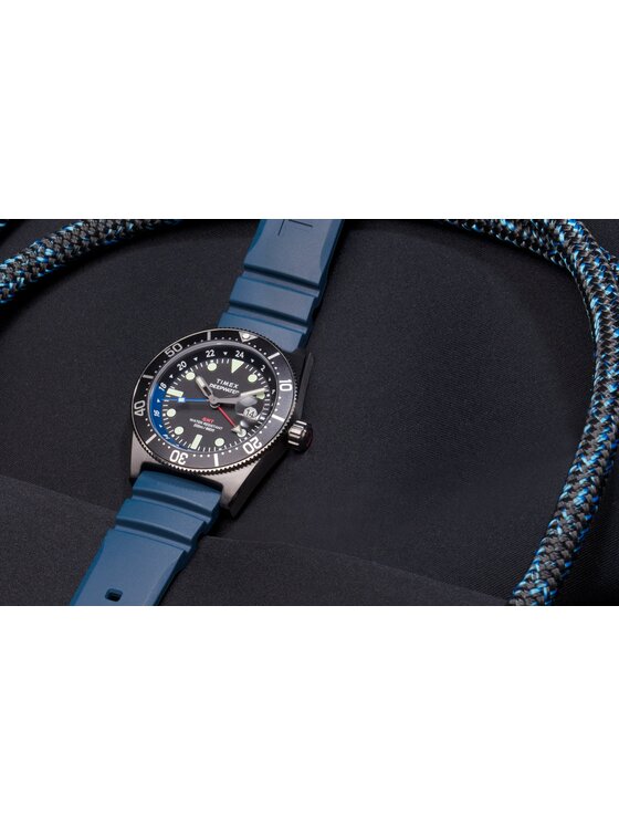 Timex Timex Hodinky TW2W75100 Modrá