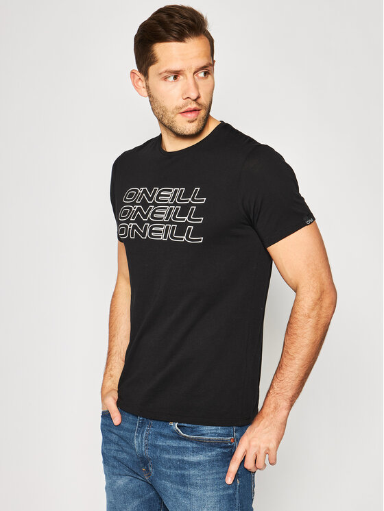 O'Neill O'Neill Majica Triple 0A2368 Črna Regular Fit