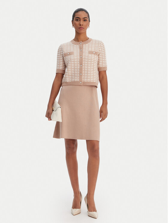 Morgan Morgan Trikotažinė suknelė 261-RMORESA Smėlio Slim Fit