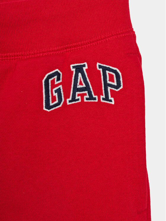 Gap Gap Donji dio trenerke 550068-02 Crvena Regular Fit