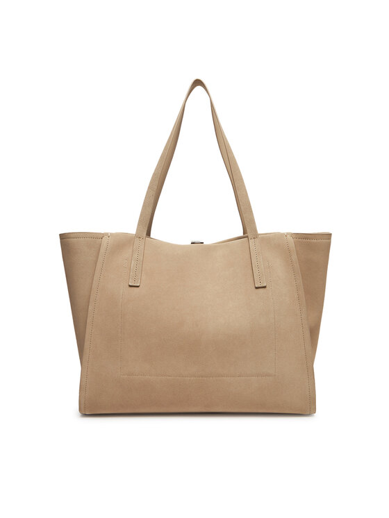 Calvin Klein Calvin Klein Torbica Ck Narrate Shopper_Suede K60K612983 Bež