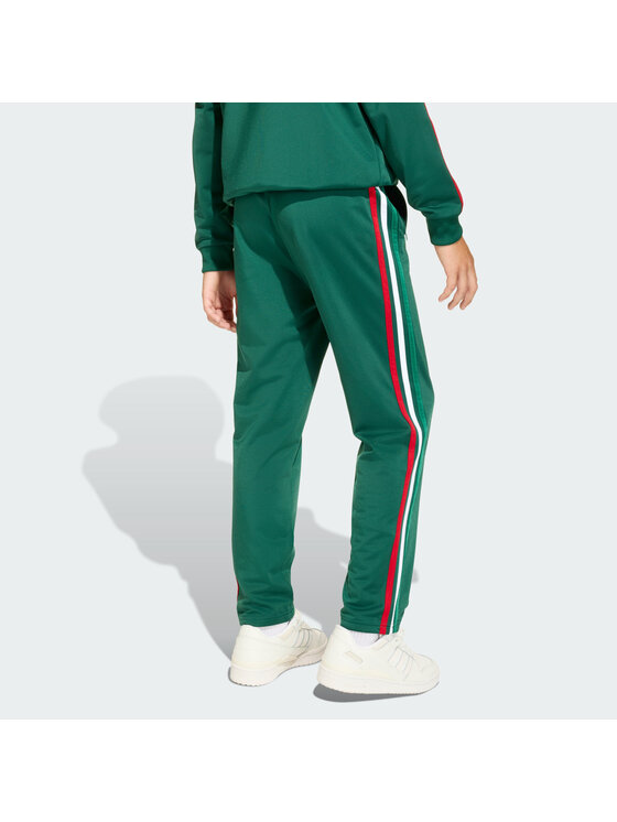 adidas adidas Spodnji del trenirke Firebird KC9502 Zelena Regular Fit