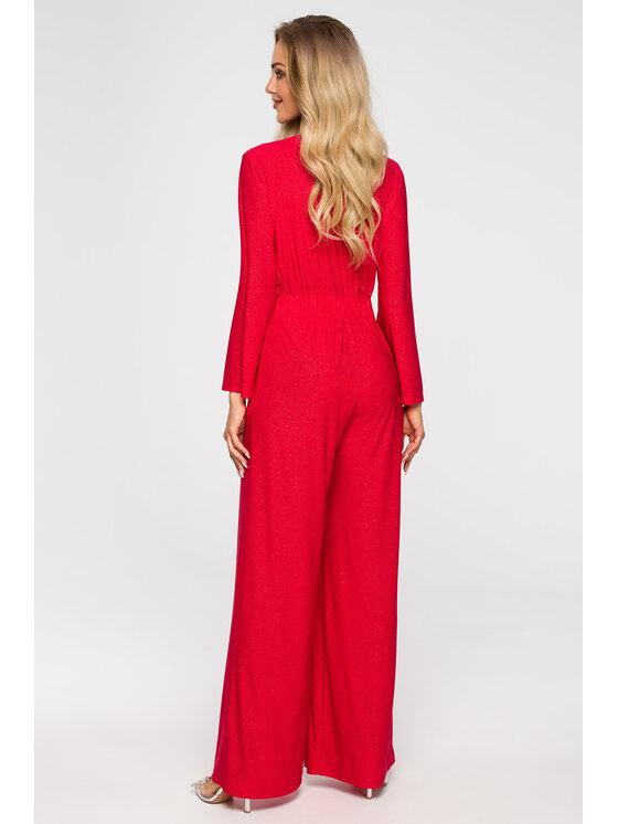 Made of Emotion Made of Emotion Jumpsuit M720 Rosso Premium Fit