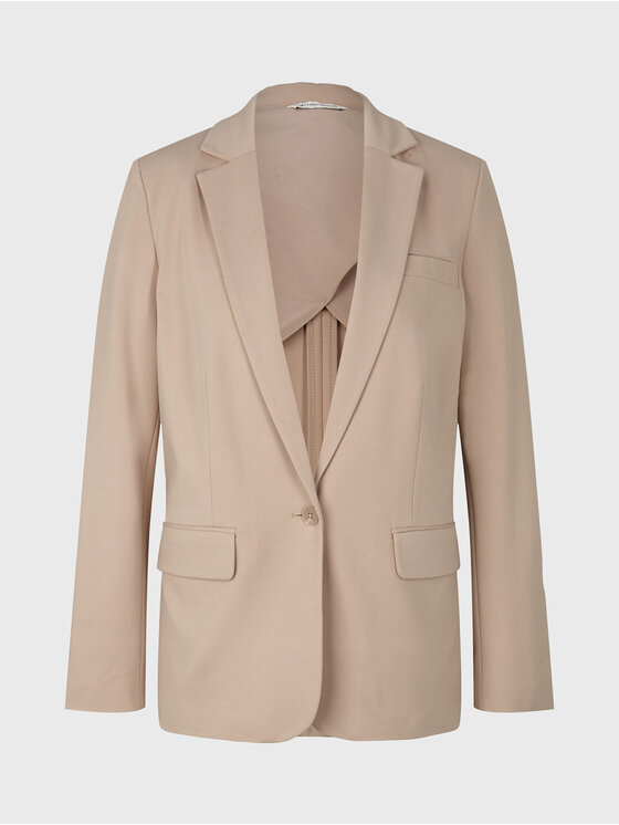 Tom Tailor Tom Tailor Švarkas 1032858 Smėlio Regular Fit