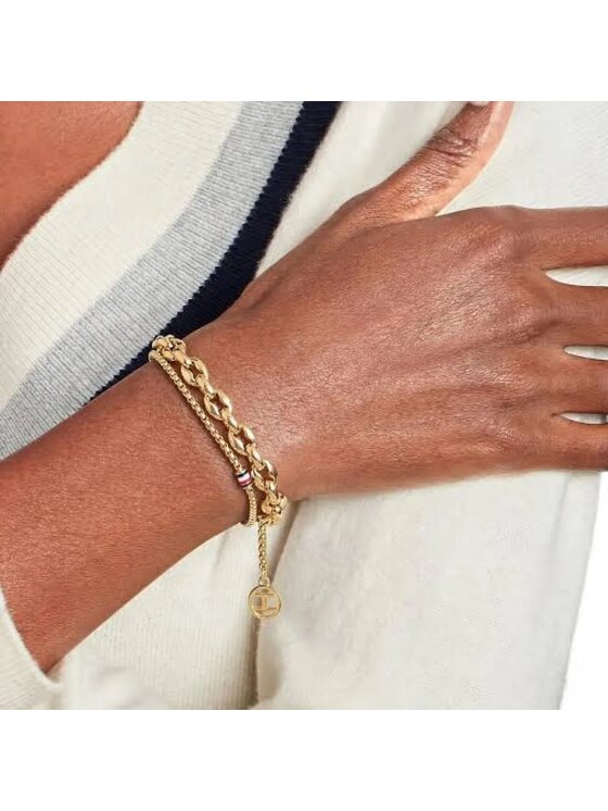 Tommy Hilfiger Tommy Hilfiger Bransoletka 2781083 Złoty