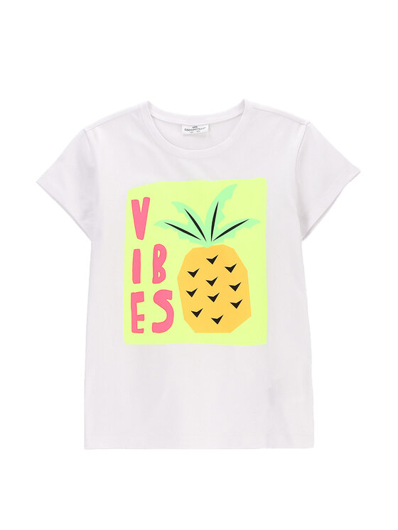 Coccodrillo T-Shirt WC5143204VGD Biały Regular Fit