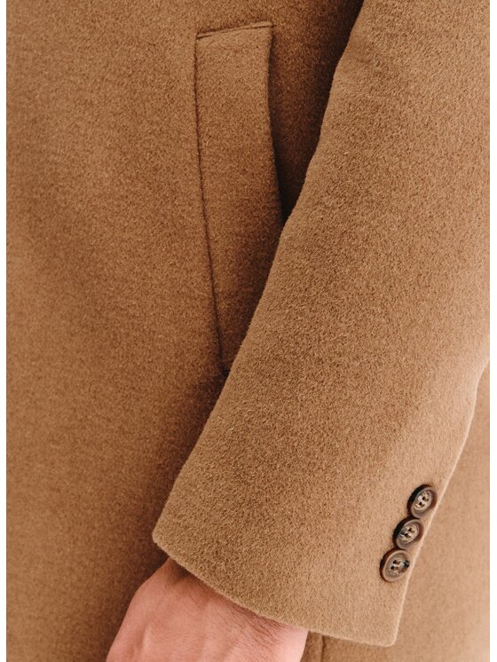 Pako Lorente Pako Lorente Płaszcz zimowy P25WF-7X-018 Beżowy Classic Fit
