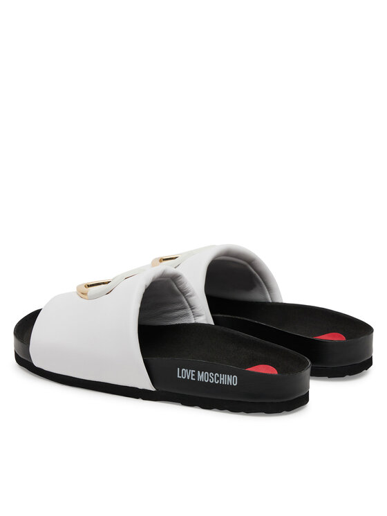 LOVE MOSCHINO LOVE MOSCHINO Şlapi JA28283G1MIE0100 Alb