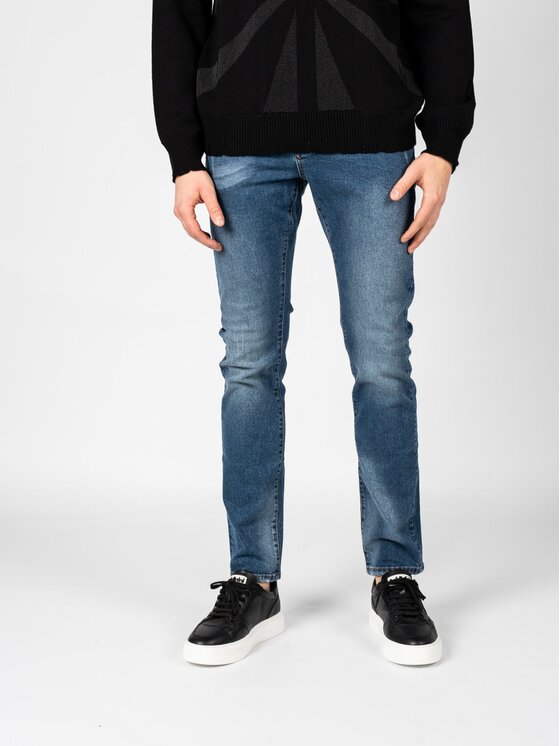 John Richmond John Richmond Jeansy RMA22274JE | PUGITTO Niebieski Slim Fit