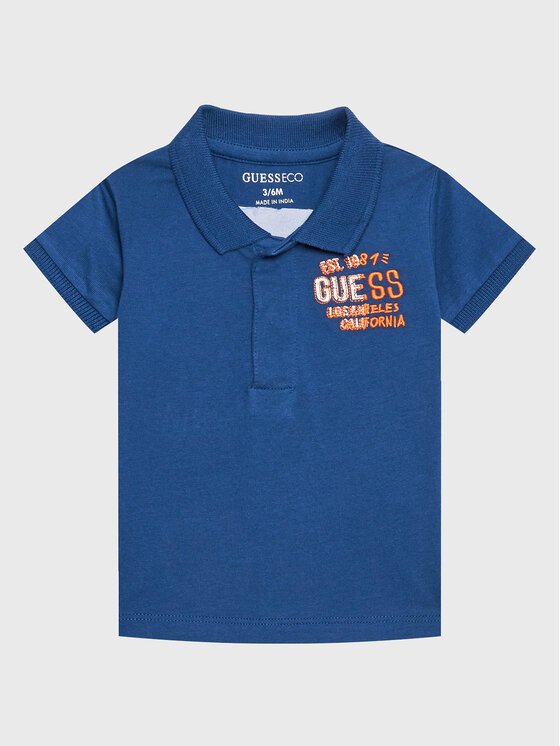 Guess Guess Polo un šortu komplekts I3GG03 K8HM3 Zils Regular Fit