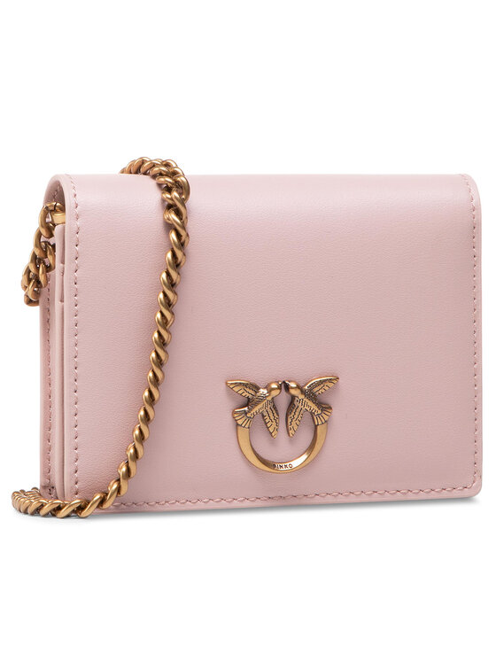 PINKO Pinko Ročna torba Jolie Credit Card Holder Simply 2 PE 21 PLTT 1P225S Y6XT Roza