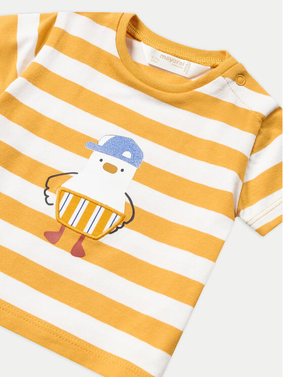 Mayoral Mayoral T-särk 01003 Kollane Regular Fit