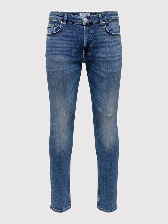 Only & Sons Only & Sons Džinsai Loom 22023292 Mėlyna Slim Fit