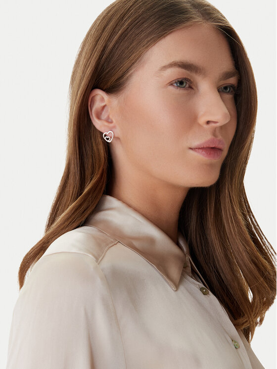 TOUS TOUS Обици Flechazo 1004570800 Сребрист