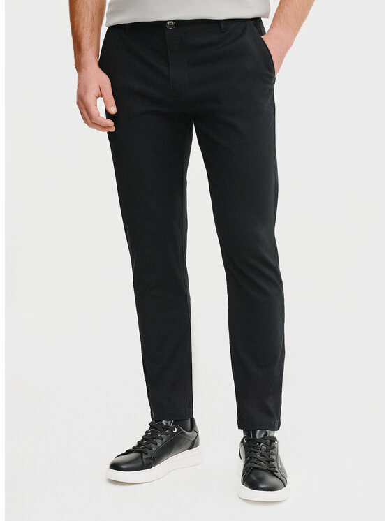 Pako Lorente Pako Lorente Spodnie materiałowe P25SF-WX-012 Czarny Classic Fit
