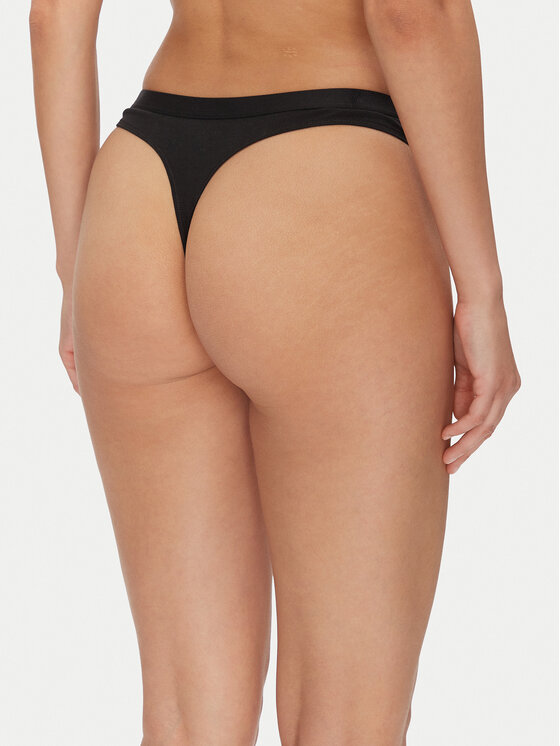 Tommy Hilfiger Tommy Hilfiger Set 5 perechi de chiloți tanga UW0UW05642 Negru
