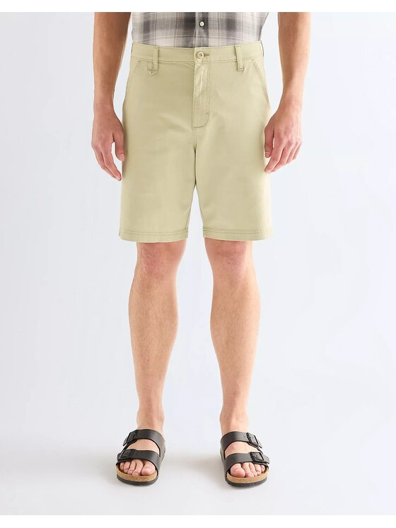 Wrangler Wrangler Szorty materiałowe CHINO SHORTS Zielony Straight Leg