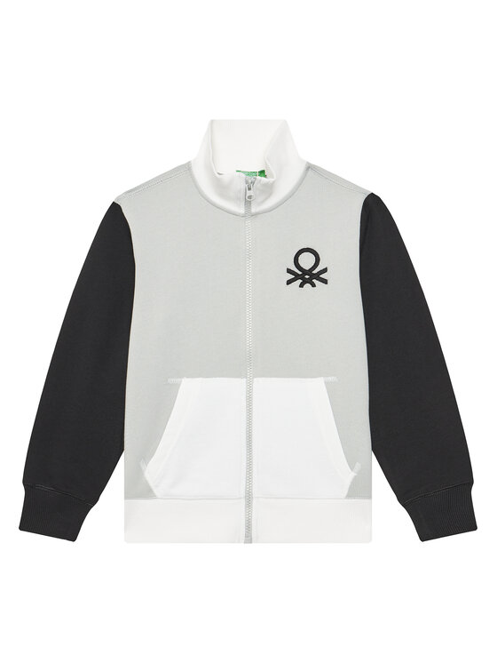 United Colors Of Benetton United Colors Of Benetton Majica dugih rukava 3J68C501B Siva Regular Fit