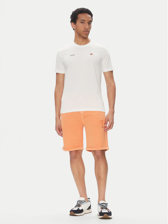 Aeronautica Militare Aeronautica Militare T-krekls 251TS2429J634 Balts Regular Fit