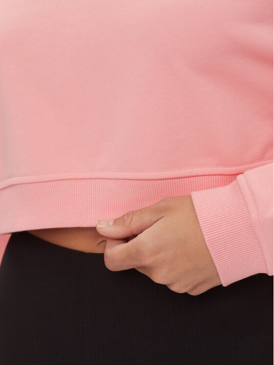 Tommy Jeans Tommy Jeans Pulóver DW0DW17956 Rózsaszín Cropped Fit
