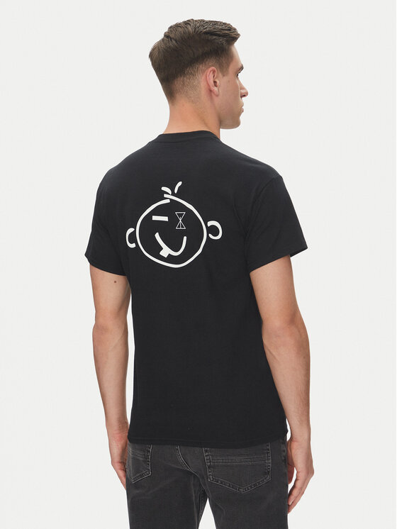 Etnies Etnies T-Shirt Sour Solution 4130003784 Czarny Regular Fit