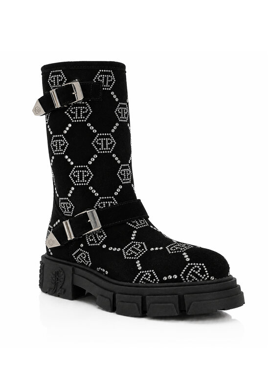 PHILIPP PLEIN PHILIPP PLEIN Kozaki 29378 Czarny