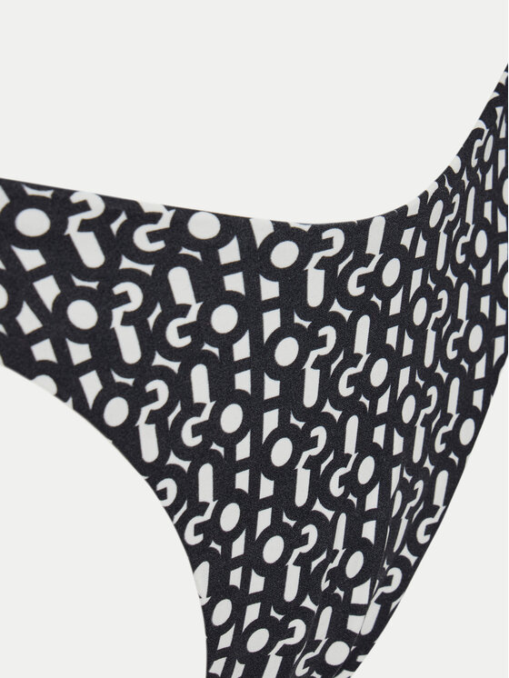 HUGO HUGO Spodnji del bikini Monogram 50534946 Črna