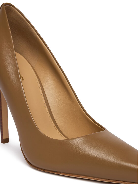 MICHAEL Michael Kors MICHAEL Michael Kors Pantofi cu toc subțire Elyse High Pump 40R6EYHP1L Maro
