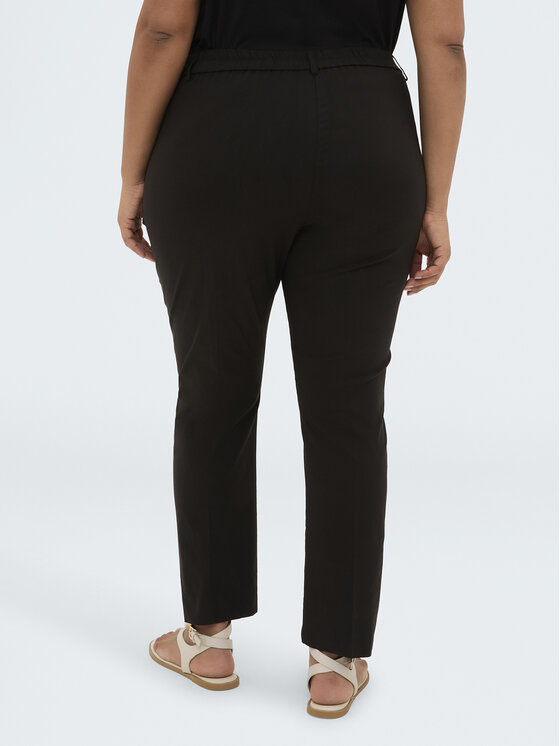 Fiorella Rubino Fiorella Rubino Pantaloni di tessuto P031L102412N033 Nero Regular Fit