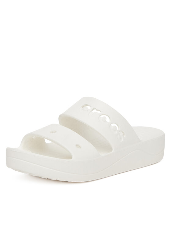 Crocs Crocs Natikače BAYA PLATFORM SANDAL 208188-100 Bijela