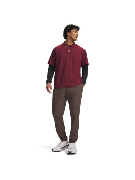 Under Armour Under Armour Spodnie dresowe 1386557 Brązowy Slim Fit