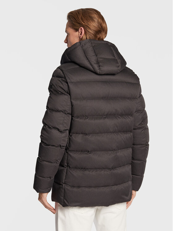 Hetregó Hetregó Μπουφάν πουπουλένιο Minardi 8M491 22WU17 Γκρι Regular Fit