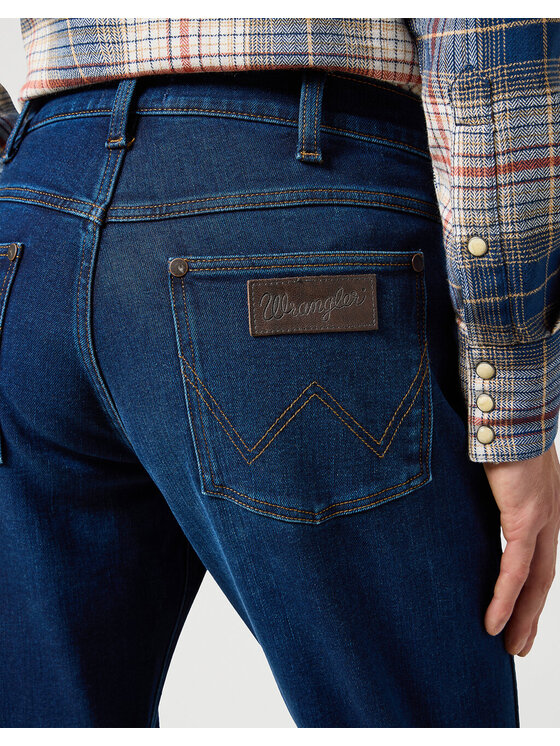 Wrangler Wrangler Jeansy GREENSBORO Niebieski Regular Fit