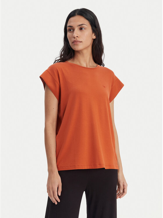 Emporio Armani Emporio Armani T-särk EW003407 AF20240 U4098 Punane Regular Fit