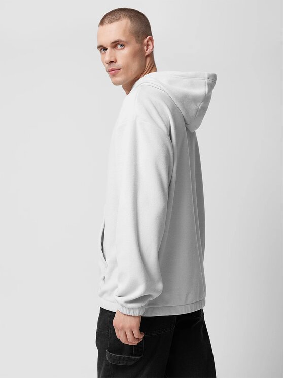 Outhorn Outhorn Fleecová mikina OTHWSS24TFLEM259-26S Sivá Loose Fit