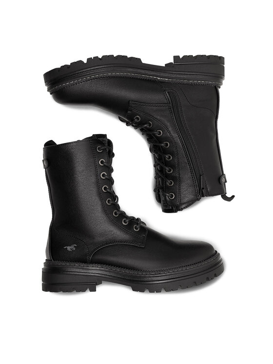 Mustang Mustang Schnürschuhe 1398-507 Schwarz