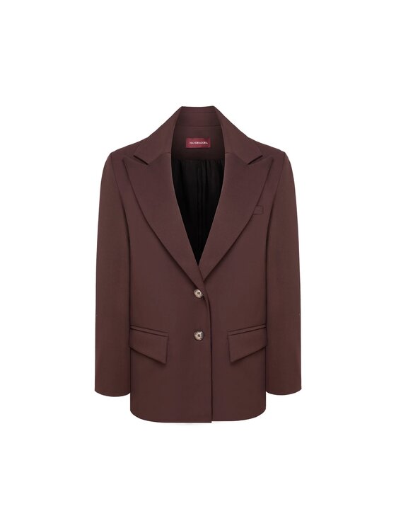 MANDRAGORA MANDRAGORA Giacca da abito Estra Marrone Standard Fit