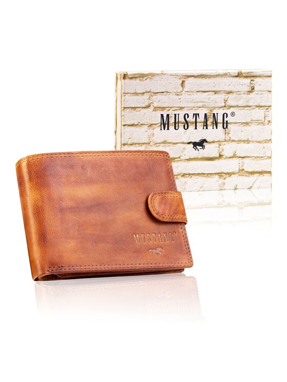 Mustang Mustang Portfel DENIMO WALLET Brązowy
